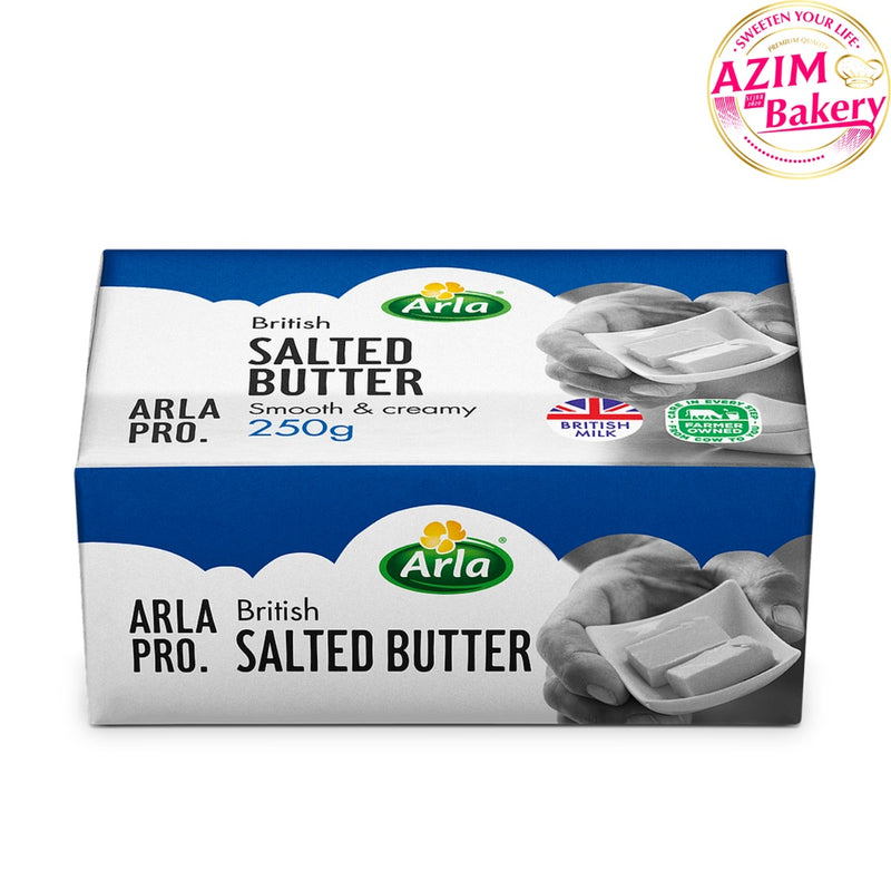 Arla Pro Butter Salted | Unsalted 250G, Butter Arla | Mentega Arla Arla Pro Smooth & Creamy