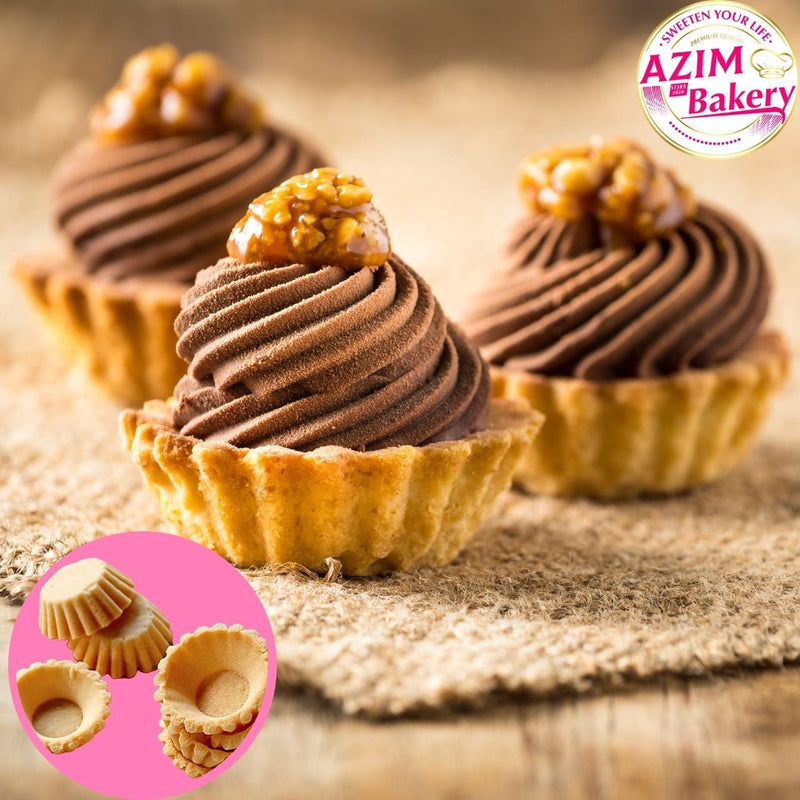 Tart Shell 4cm | Tart Crust | Kulit Tart | 50pcs (Halal) by Azim Bakery