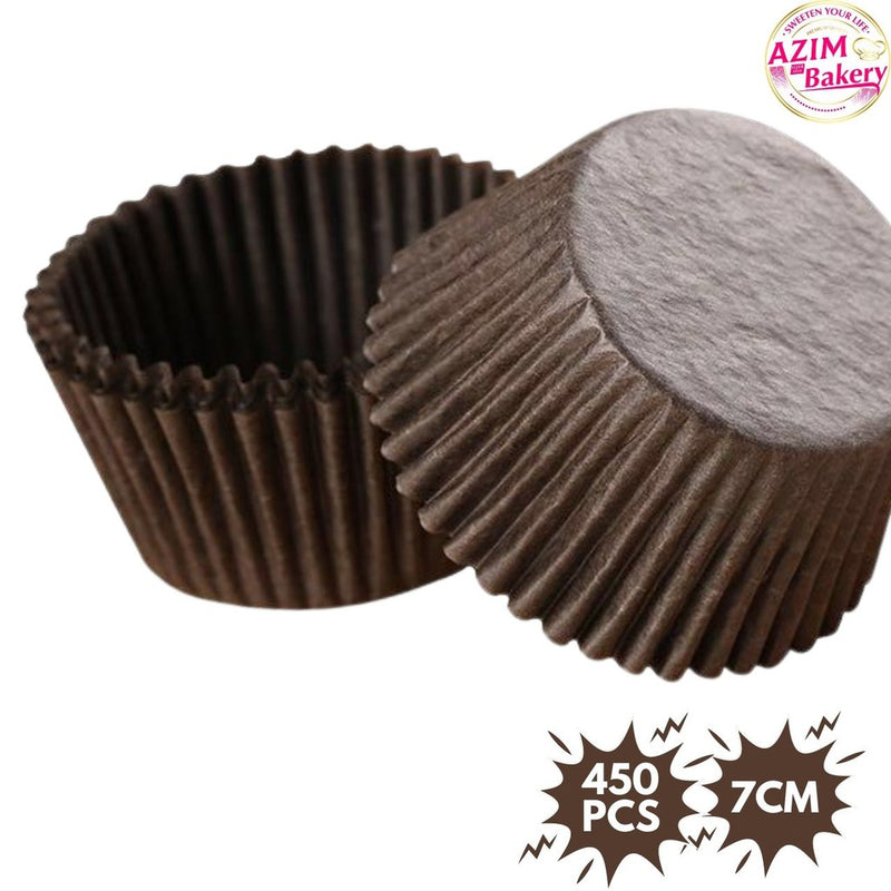 Baking Paper Cup (450pcs) (1kpc)Cookies Paper Cup | Small Paper Cup | Paper Cup Baking Case Almond London by Azim Bakery