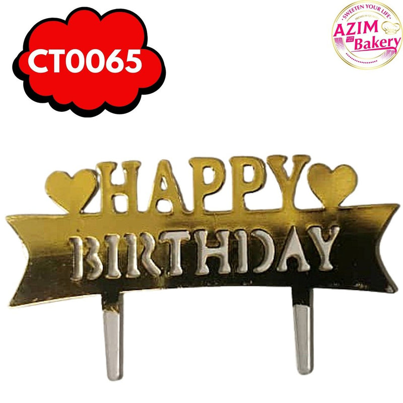 Happy Birthday Cake Topper by Azim Bakery