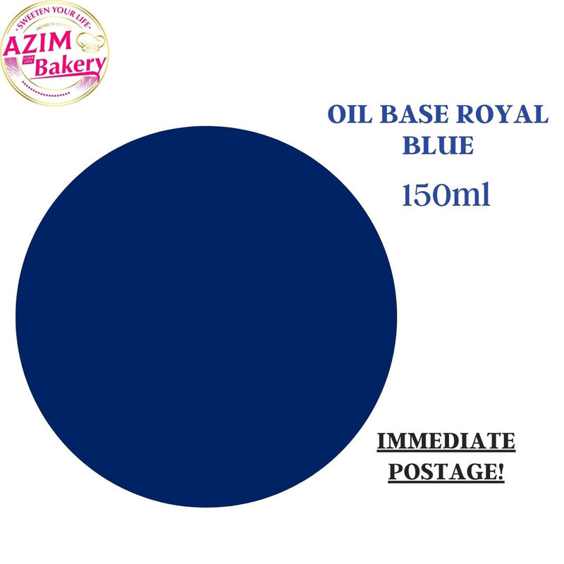 Royal Blue | Dark Green | Black 150ml, 350ml Halal Oil Base Food Colouring | Pewarna Makanan (Halal) by Azim Bakery