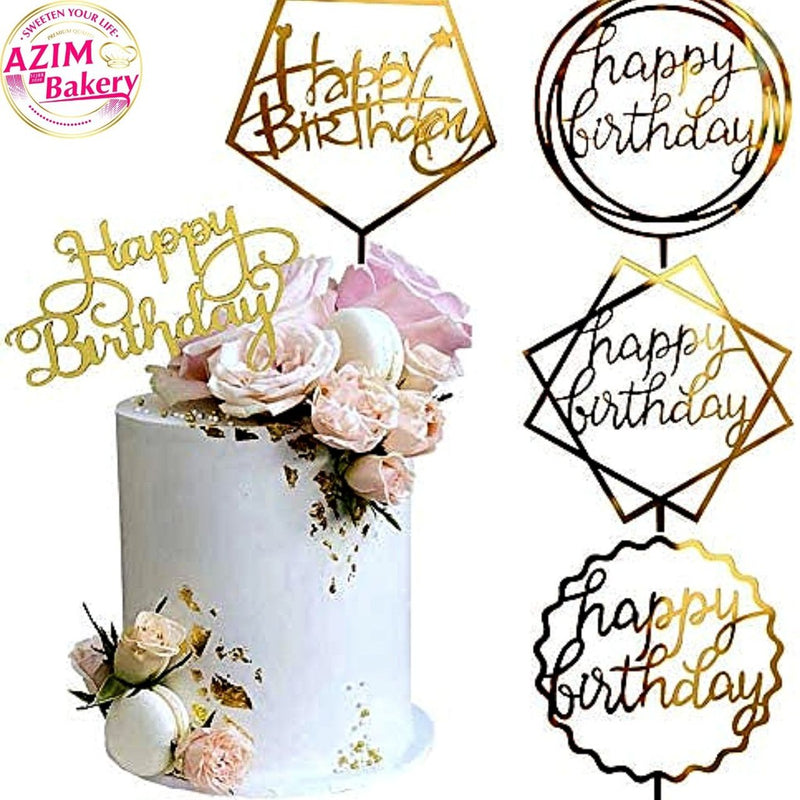 Happy Birthday Cake Topper by Azim Bakery