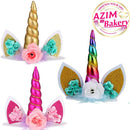 Unicorn Horn Cake Topper | Unicorn Party | Birthday Topper Unicorn Horn | Hiasan Kek | Cake Decoration by Azim Bakery