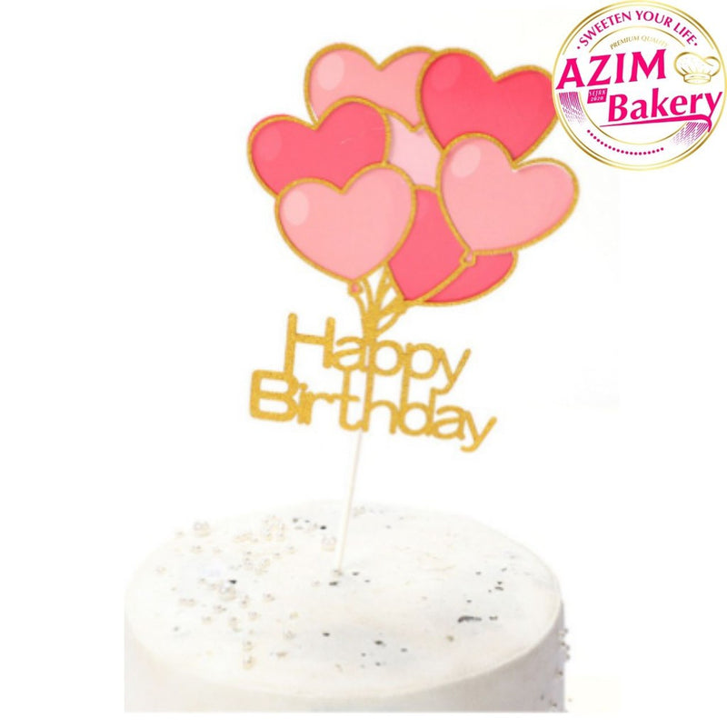 Happy Birthday Cake Topper | Unicorn Cake Topper by Azim Bakery