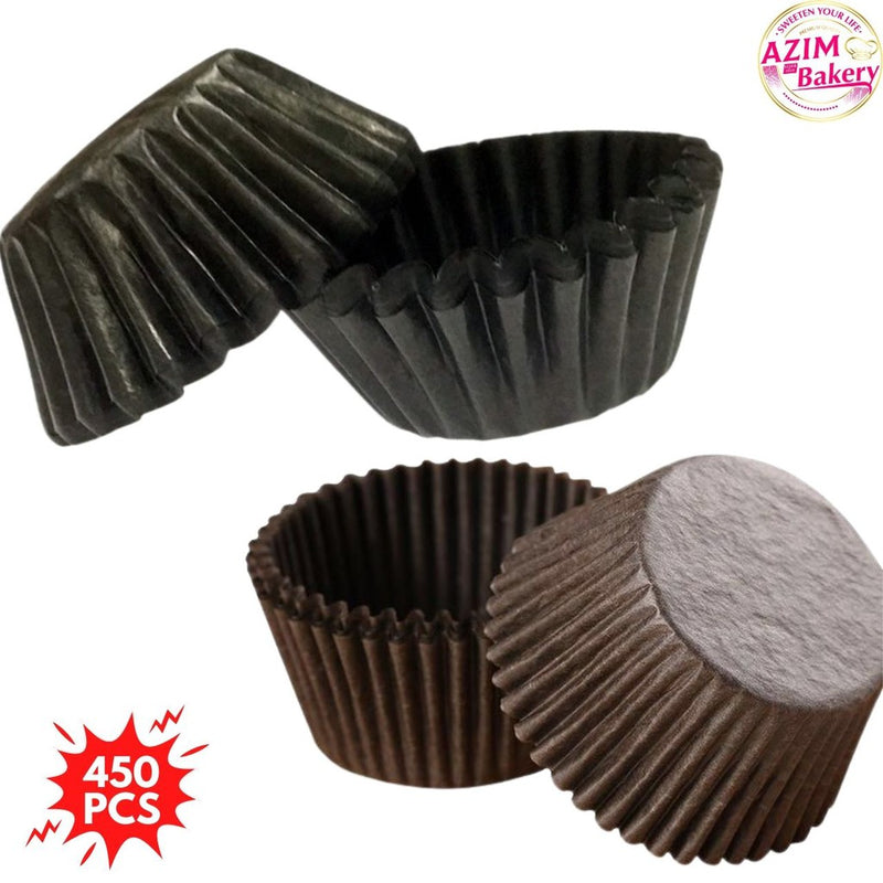Baking Paper Cup (450pcs) (1kpc)Cookies Paper Cup | Small Paper Cup | Paper Cup Baking Case Almond London by Azim Bakery