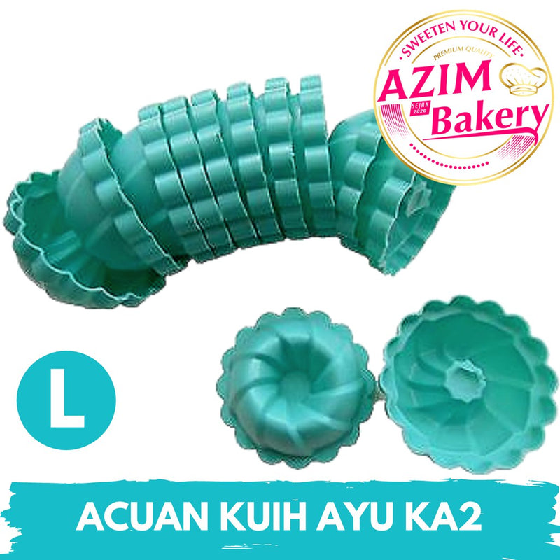 Acuan Kuih Ayu Ka1 | Ka2 | Acuan Puteri Ayu | Acuan Apam | Pudding Mould | Acuan Jeli by Azim Bakery