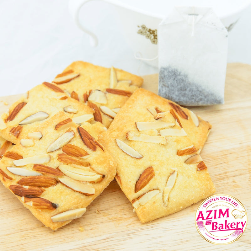 Almond Strip (Usa) 1kg Kacang Almond | Badam (Halal) by Azim Bakery