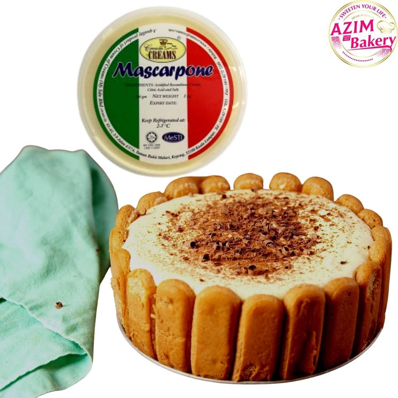(NO COD,ONLY ONLINE PAYMENT)Cream Cheese Mascarpone | Mascarpone Cream Cheese Gusto Dolce 250G|500G BY AZIM BAKERY