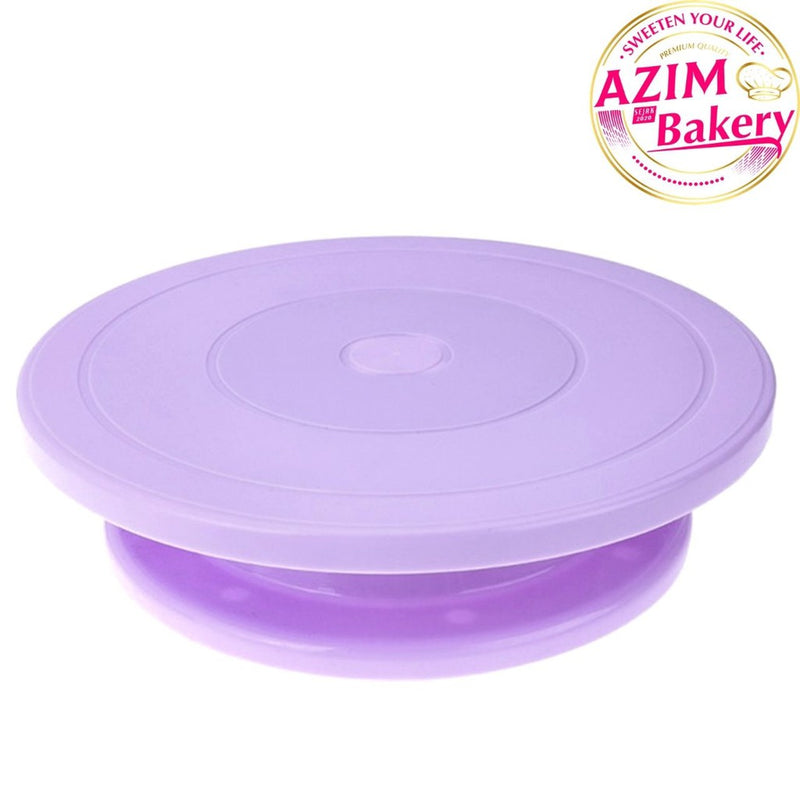 Cake Turntable | Turntable Rotating | Stand Cake | Meja Pemutar Kek | Cake Decorating Rotating Stand by Azim Bakery