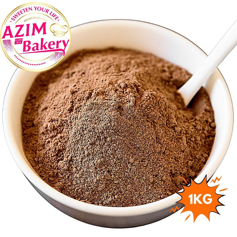 Chocolate Sponge Cake Mix Flour 500g, 1kg | Tepung Segera Kek Coklat Span | Tepung Kek Coklat (Halal) by Azim Bakery