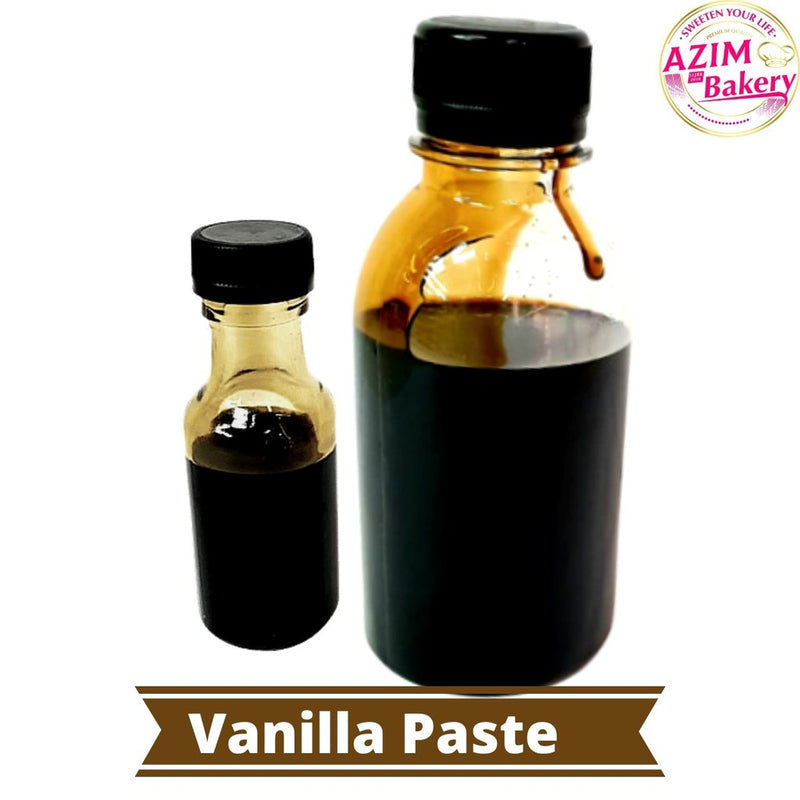 Vanilla Paste 25g, 150g Vanilla Paste Flavoring (Halal) by Azim Bakery