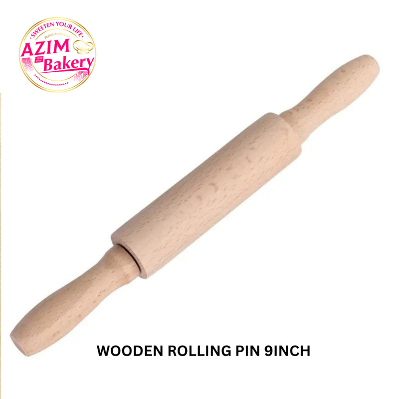 Mini Wooden Donut Rolling Pin Kitchen Cooking Baking Accessories/ 9inch / Rolling Pin Stick Kitchen tools by AZIM BAKERY