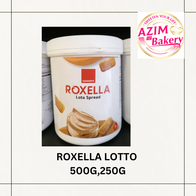 REPACKED Roxella Spread 250g | 500g | Filling/Topping (Halal) by Azim Bakery