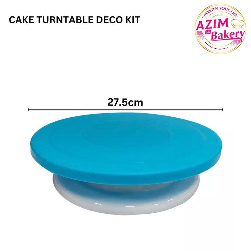 Cake Turntable | Turntable Rotating | Stand Cake | Meja Pemutar Kek | Cake Decorating Rotating Stand by Azim Bakery