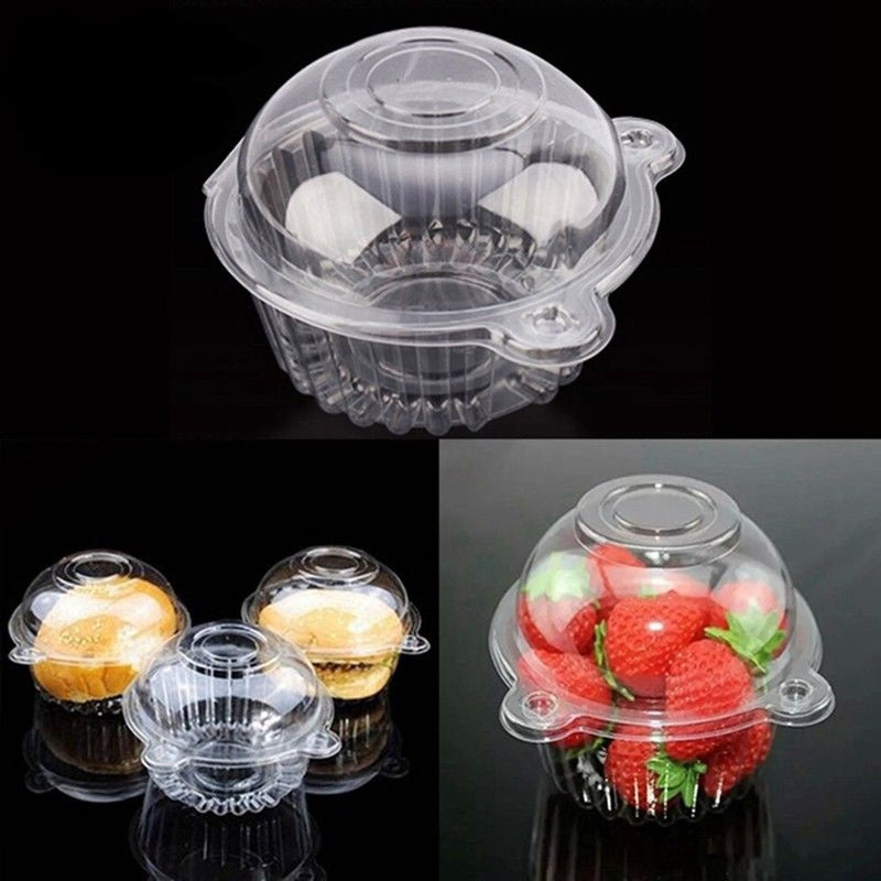 Dessert Cup Dome Lid (10pcs/50PCS) | Mousse Cup | Ice Cream Cup | Bekas Ais Krim by Azim Bakery