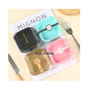 Mini Black Dessert Container Box Square Plastic with Transparent Lid Food Box PET Disposable Square Shape By Azim Bakery