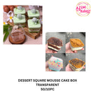 Dessert Cup Dome Lid (10pcs/50PCS) | Mousse Cup | Ice Cream Cup | Bekas Ais Krim by Azim Bakery