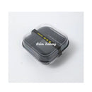 Mini Black Dessert Container Box Square Plastic with Transparent Lid Food Box PET Disposable Square Shape By Azim Bakery