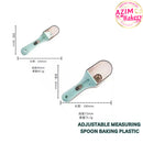 Adjustable Measuring Spoon Baking Plastic Measuring Spoon By Azim Bakery
