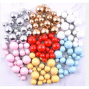 Cake Decoration | Gold Ball Silver Pink Blue Yellow White Red Black Ball Birthday Cake Topper By Azim Bakery