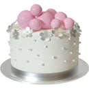 Cake Decoration | Gold Ball Silver Pink Blue Yellow White Red Black Ball Birthday Cake Topper By Azim Bakery