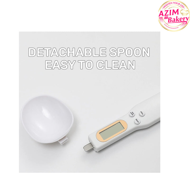 (RANDOM COLOUR) Digital Measuring Spoon Scale Electronic Spoon Weight  500g/0.1g  Baking Spoon Scale BY AZIM BAKERY