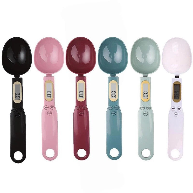 (RANDOM COLOUR) Digital Measuring Spoon Scale Electronic Spoon Weight  500g/0.1g  Baking Spoon Scale BY AZIM BAKERY