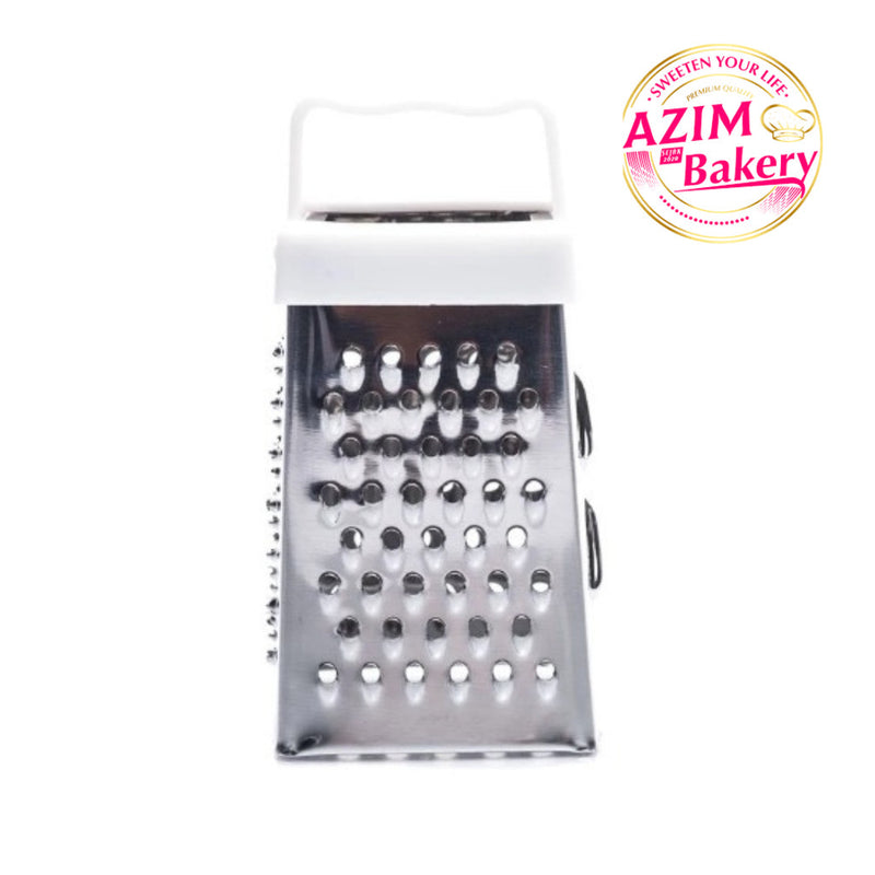 Stainless Steel Mini 4 Sides Grater Multifunction Handheld Grater Slicer Cut Cheese By Azim Bakery