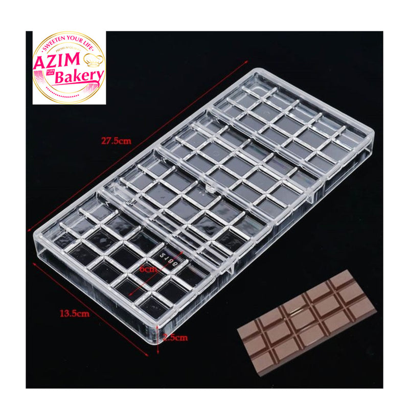 3D CHOCOLATE BAR MAKER POLYCARBONATE BY AZIM BAKERY