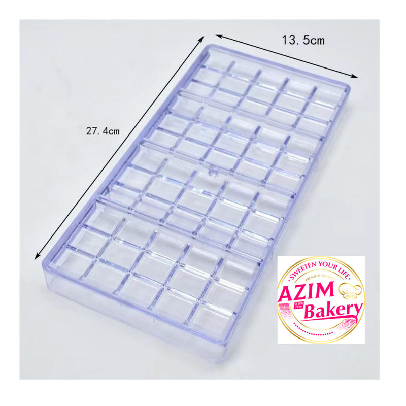 3D CHOCOLATE BAR MAKER POLYCARBONATE BY AZIM BAKERY