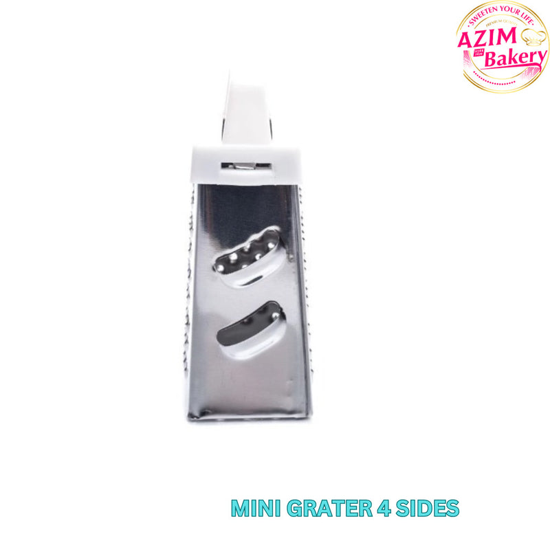 Stainless Steel Mini 4 Sides Grater Multifunction Handheld Grater Slicer Cut Cheese By Azim Bakery