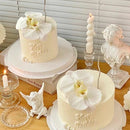 ARTIFICIAL ORCHID 3PCS FOR DECORATION CAKE BY AZIM BAKERY