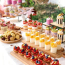 10pcs 80ml Mini Dessert Cups Elegant Clear Slanted Parfait Appetizer Cup Jelly Pudding Mousse Cup BY AZIM BAKERY