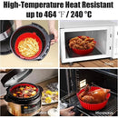 Silicone Air Fryer Liner, 6.7" Air Fryer Liners Reusable Silicone Pot,  Air Fryer Silicone Baking Tray BY AZIM BAKERY