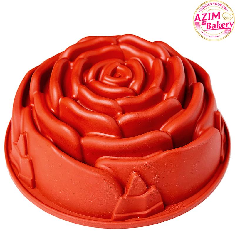 Rose Silicone Mold Cake