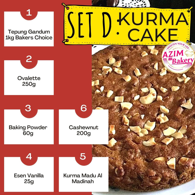 Set Raya Kek Kurma Madu