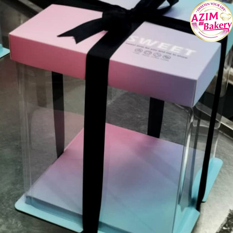 Transparent Cake Box (1PC)