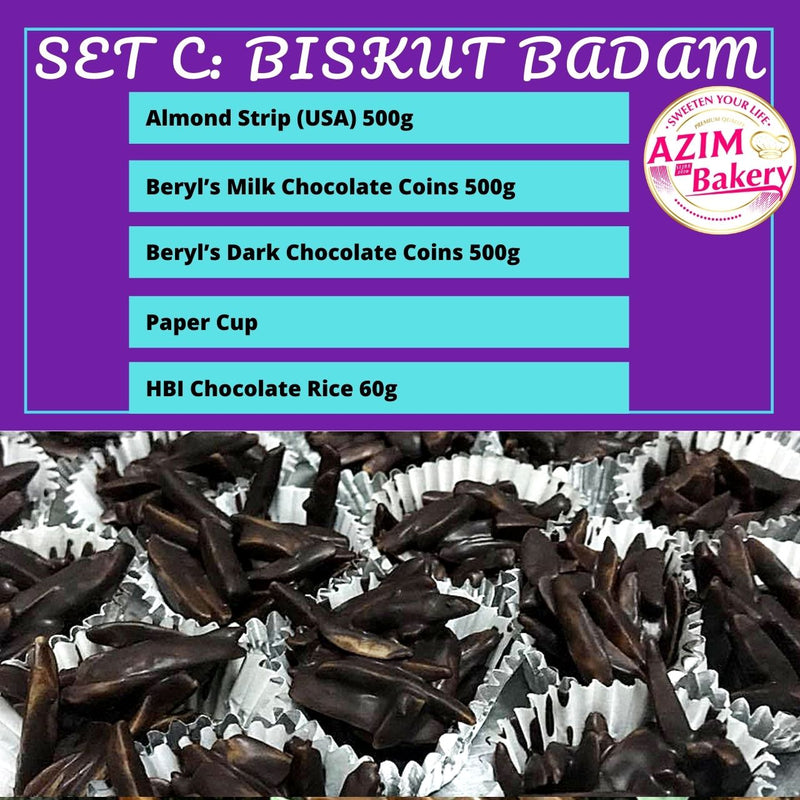 Set Raya Almond Crunchy Chocolate Beryl’s