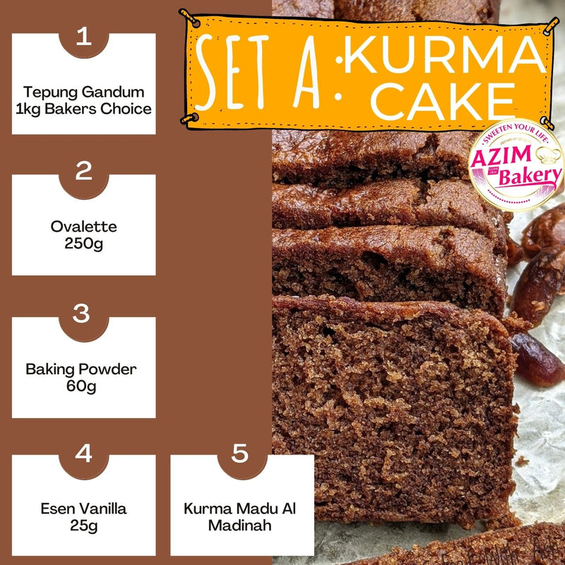 Set Raya Kek Kurma Madu