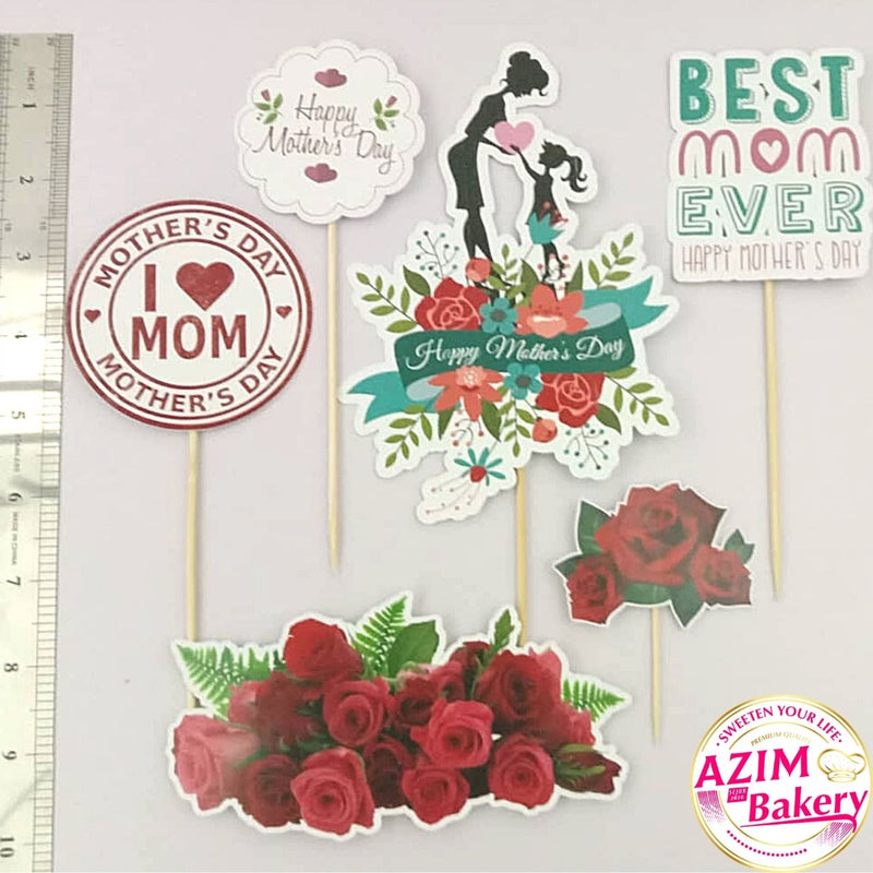Cake Topper Happy Mother's Day Hiasan Kek Mother's Day