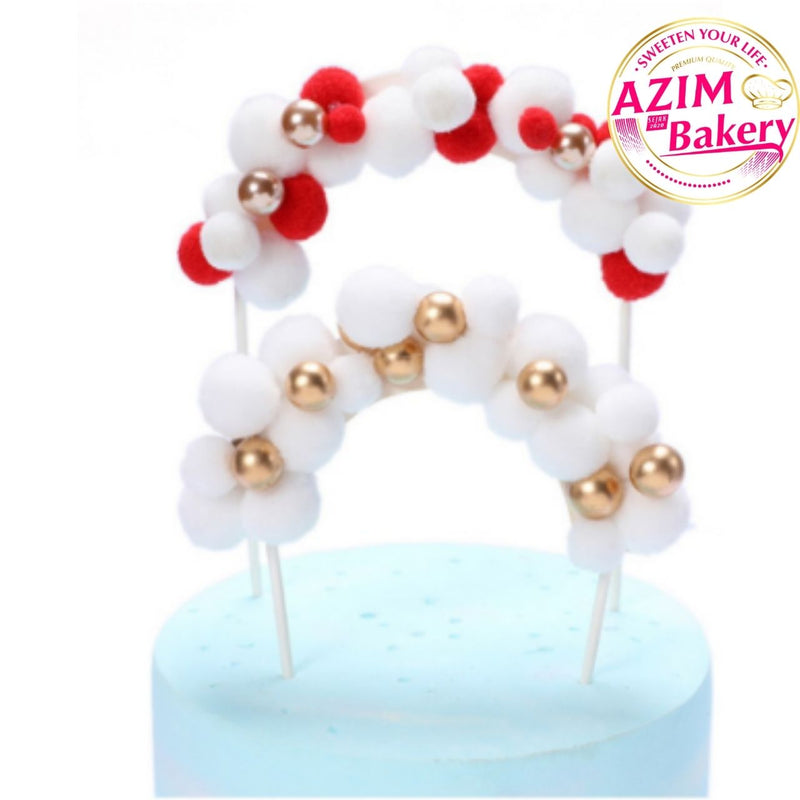 Arch Balloons Cake Topper