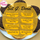 Set Donat With Doughnut Silicone Mold Donut Cutter