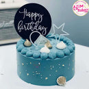 Acrylic Round Cake Topper (1PC)