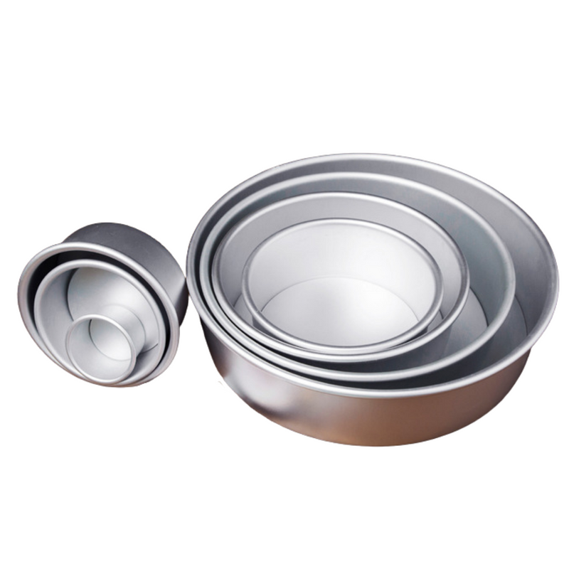 Round Aluminium Alloy Non-stick Removable Bottom Round Cake Mould
