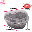 Aluminium Tray Heart 6302-P (10pcs)