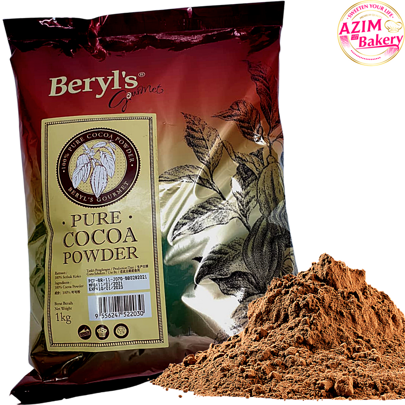 Black Cocoa Powder Premium Serbuk Koko Hitam - by Azim Bakery BCH