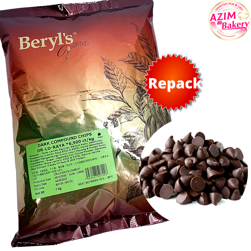 Black Cocoa Powder Premium Serbuk Koko Hitam - by Azim Bakery BCH