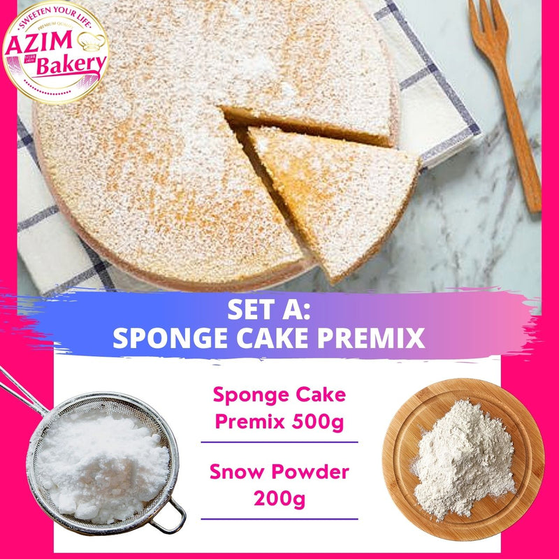 Set Raya Beryl's Sponge Cake Premix