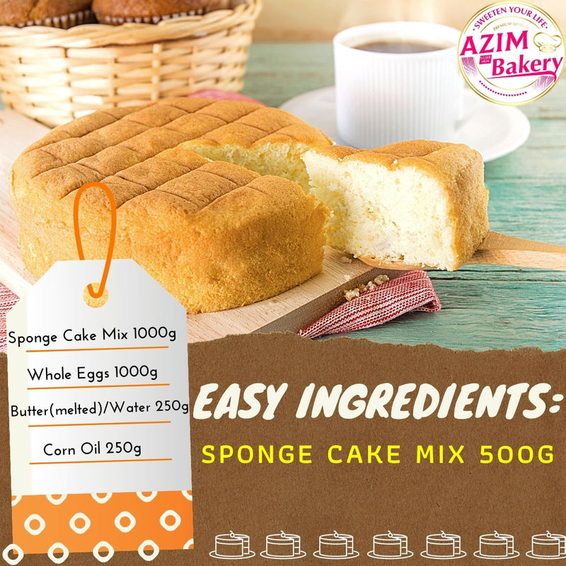Set Raya Beryl's Sponge Cake Premix