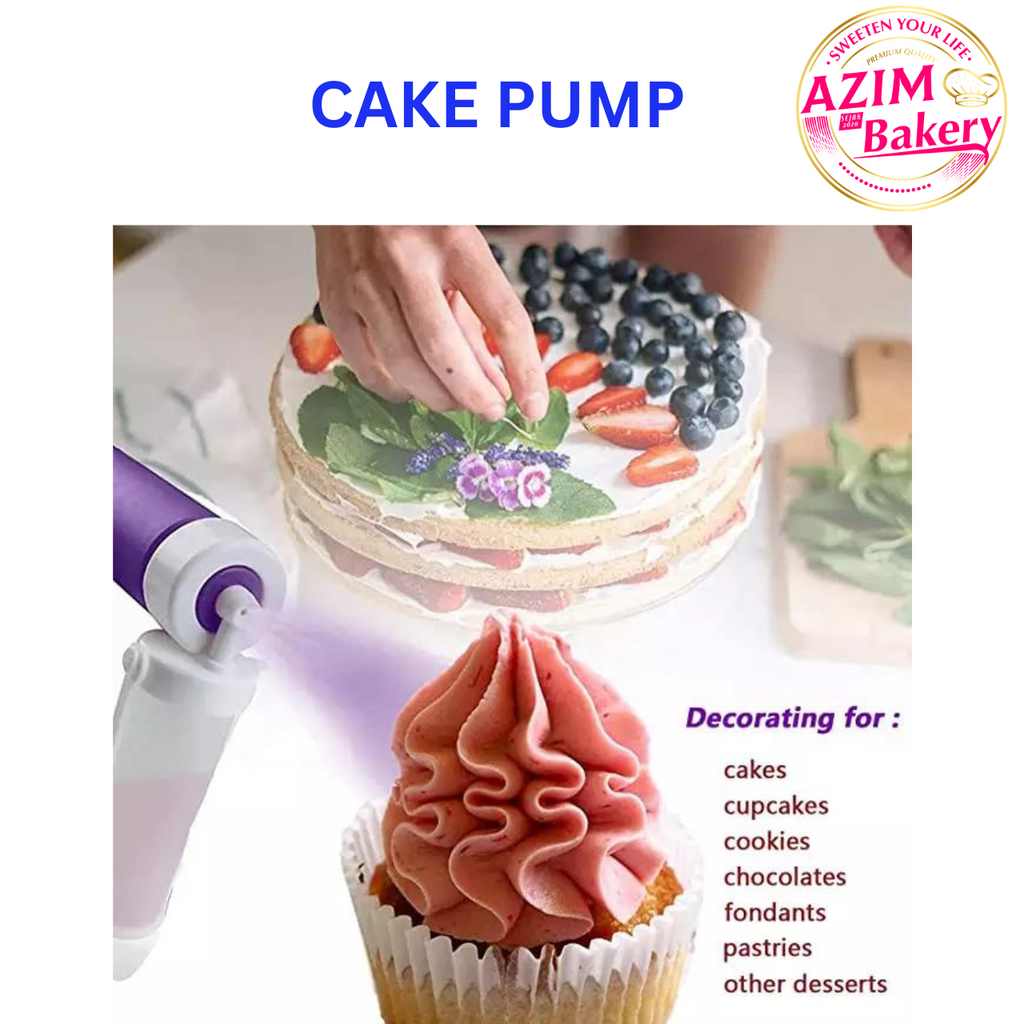  Manual Airbrush for Decorating Cakes,DIY Baking Cake Airbrush  Pump Decorating Tools Cakes spray gun kit for Kitchen Cupcakes Cookies and  Desserts Decorating(Blue): Home & Kitchen